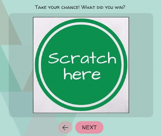 Response rate scratch card gif